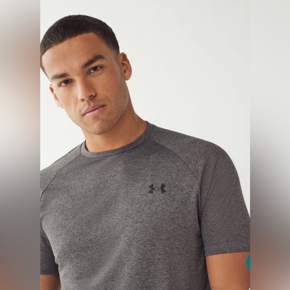 Men’s Under Armour Dark Grey Tech 2 T-Shirt, size Large - Picture 4 of 11